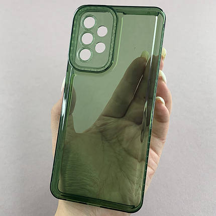 Чохол для Samsung Galaxy A33 5G (A336B) силіконовий чохол з блискучою рамкою на самсунг а33 5г зелений l6t, фото 1