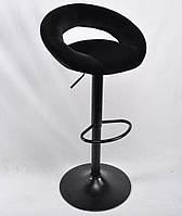 Стільчик для визажу Kler velor Black