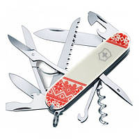 Нож Victorinox Huntsman Ukraіne 91мм Вишиванка (1049-Vx13713.7_T0051r)