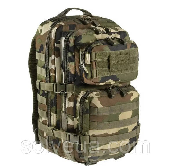 Тактичний Рюкзак Mil-Tec 36л 510 х 290 х 280 мм. Камуфляж 14002220.solve