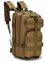 Тактичний похідний рюкзак на 25 л Койот D3-GGL-102.solve