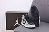 Чоловічі кросівки Nike Air Jordan 1 білі високі спортивні демісезонні кроси, фото 2