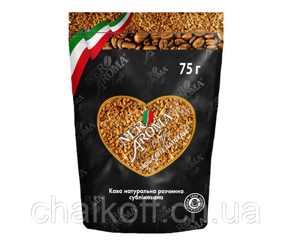 Кава розчинна Nero Aroma Classico 100% арабіка 75г