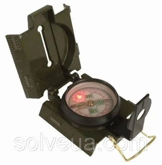 Компас металевий Mil Tec з підсвічуванням (15791500).solve