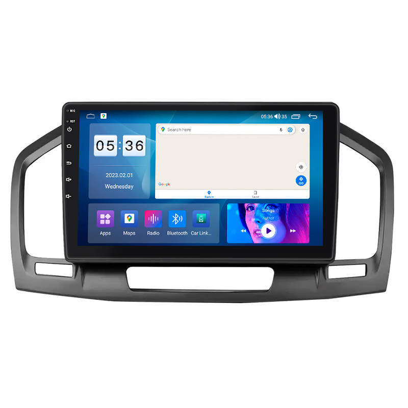 Штатна магнітола Lesko для Opel Insignia I 2008-2013 IPS 9" 2/32 Gb CarPlay 4G Wi-Fi GPS Prime