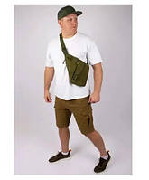 Сумка-слінг тактична через плече Олива KT6010001 solve