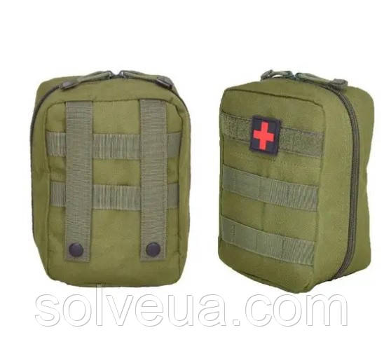 Сумка під аптечку медична тактична Олива А881.solve, фото 1