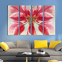 Картина на холсте KIL Art Прекрасная розовая лилия 209x133 см (1008-41)