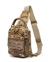 Сумка-рюкзак тактична однолямкова Мультикам ZE0147 Laser.solve