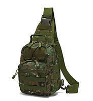 Сумка тактична через плече Темний піксель A744.solve