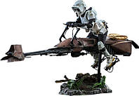 Фігурка Hot Toys Star Wars Episode VI Actionfigur 1/6 Scout Trooper & Speeder Bike 30 см