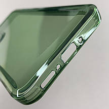 Чохол для Samsung Galaxy A34 5G (A346E) силіконовий чохол з блискучою рамкою на самсунг а34 5г зелений l6t, фото 4