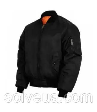 Куртка Mil-tec MA1 Flight Jacket (Bomber) Black 10402002.solve