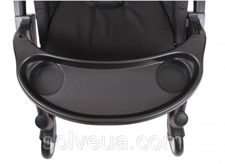 Столик-бампер для дитячої коляски YOYA 175/175A+, колір чорний.йойа.йо йа.yoyo.solve