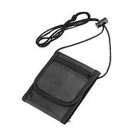 Сумка-гаманець-портмоне нагрудна чорна MIL-TEC 15820002.solve