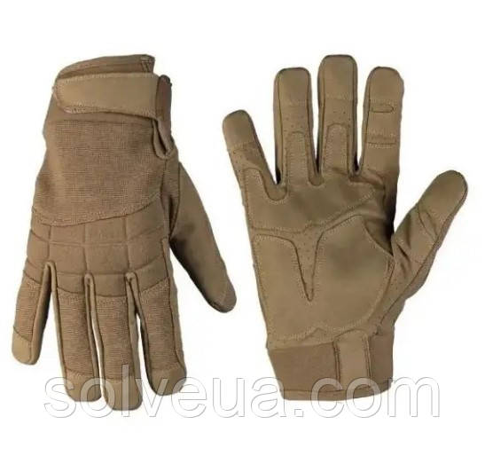Рукавички "assault" темний койот Mil-tec 12519519.solve