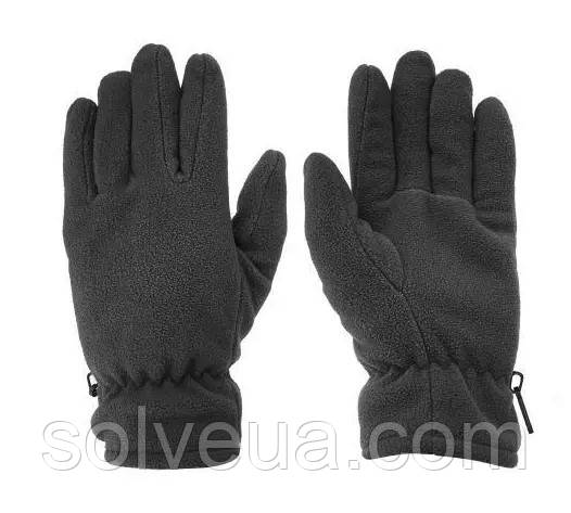 Рукавички зимові на флісі Mil-tec Thinsulate black-12534002.solve, фото 1