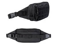 Поясная сумка Mil-Tec Molle Fanny Pack - черный (13512502).solve