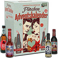 Алкогольний Адвент календар з вином та пивом 24 бут. Kalea Adventskalender für Paare