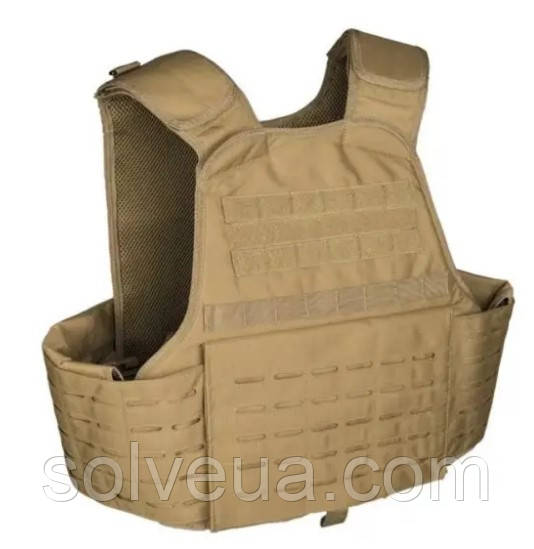 Тактичний жилет Mil-Tec Laser Cut Carrier Vest - Coyote 13465105.solve