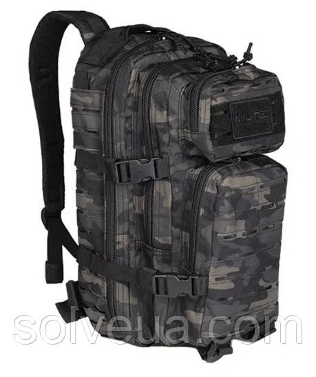 Рюкзак Mil-Tec Assault Pack Laser Cut Small 20 л - темний камуфляж 14002680.solve