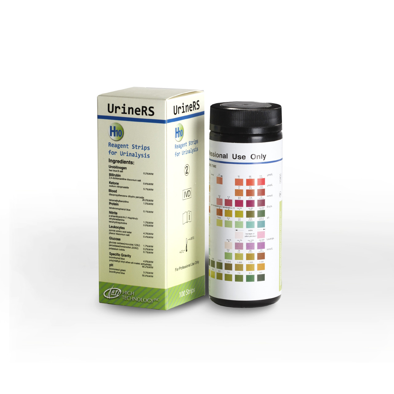 Тест смужки для аналізаторів сечі Urine RS H10 - по передоплаті 10