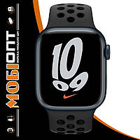 IPhone Apple Watch Series 7 41mm GPS Midnight Aluminium Case Anthracite/ Black Nike Sp/B MKN43 A2473