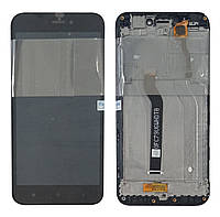 Дисплейный экран (LCD) для Xiaomi Redmi 5A (MCG3B, MCI3B) Чёрный Оригинал В рамке (PRC) с сенсором в сборе