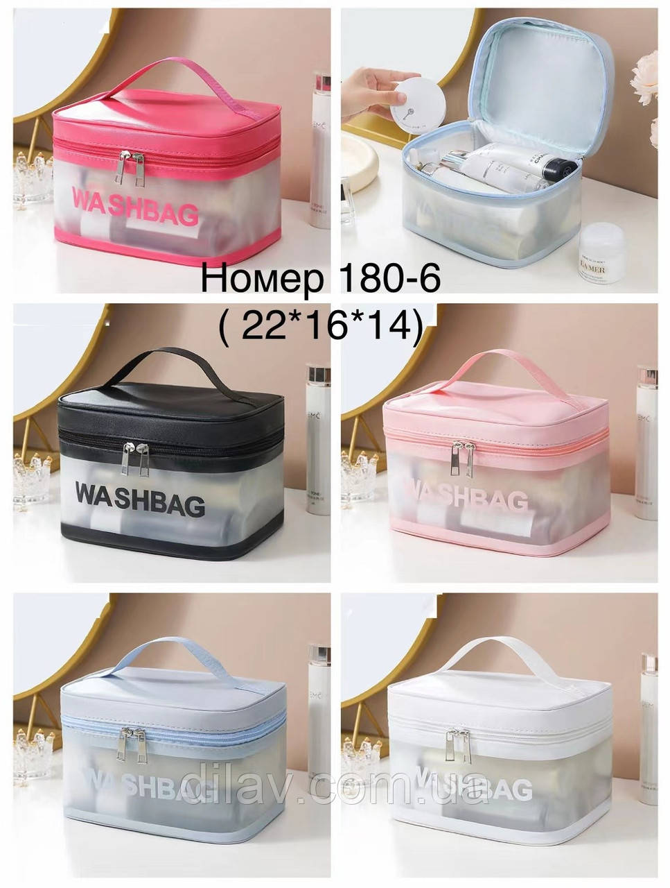 Косметичка жіноча прозора, фото 1