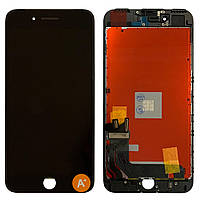 Дисплейный экран (LCD) для iPhone 7 Plus (A1661/ A1784/ A1785) Черный 100% Org ОРИГИНАЛ (Переклеено стекло) с
