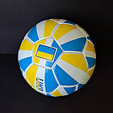 Футбольний м'яч для тренувань на вулиці 5 розмір для гри у футбол UKRAINE Ручний шов BALLONSTAR (0047-784), фото 3