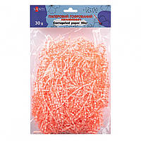 Наповнювач паперовий гофрований SANTI, 30 г, колір рожевий