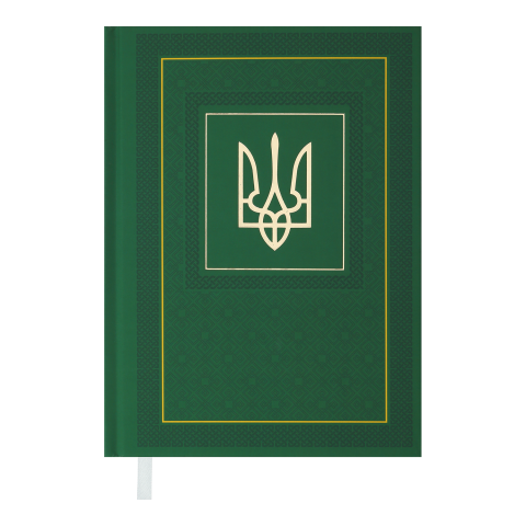 Щоденник недатований NATION, A5, зелений