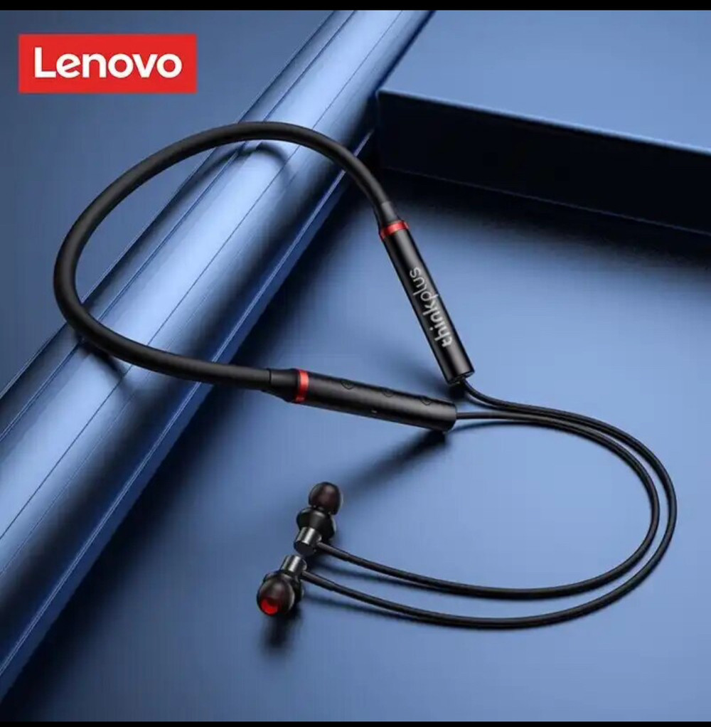 Бездротові Навушники Lenovo ThinkPlus SH1 Bluetooth 5.0 для iPhone/Android (Black) з мікрофоном для бігу та для спорту