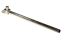 Уголок с никелированной трубкой Cu15 и кронштейном, L=300мм, D=18мм, толщина 2,5мм