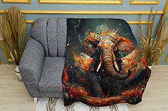 Плед «Слон у фарбах/Elephant in colors»