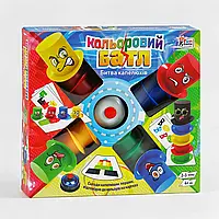 Детская настольная игра "Цветной батл. Битва шляп" (24 карточки, 15 шляп, звонок) 4FUN Game Club (39402)