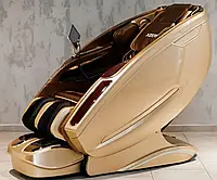 Масажне крісло XZERO LХ99 luxury gold з функцією витяжкою ніг і хребта