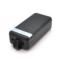 Зовнішній акумулятор (Power Bank) XO PR158 50000 mAh Black 22.5W (Li-Pol, Input: microUSB/USB