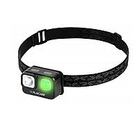 Фонарь налобный Flacarp Headlamp HL2000 (white+green LED color)