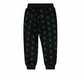 Теплі штани для хлопчика Bembi Чорний/зелений (р.92, 98), фото 2