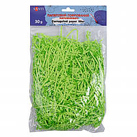 Наповнювач паперовий гофрований SANTI, 30 г, зелений