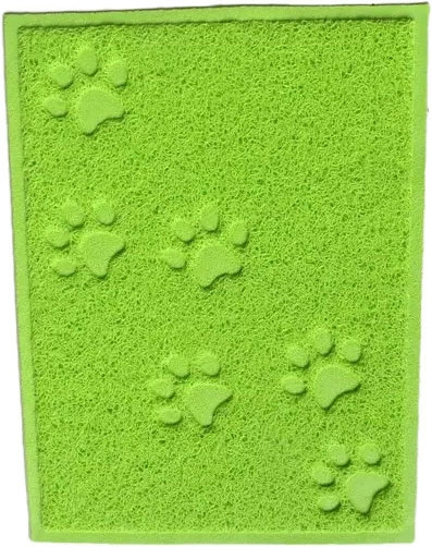 Килимок під туалет для котів Croci Matty 40х30, зелений 153240