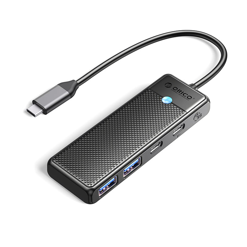 USB-хаб ORICO PAPW Series 4-Port USB3.0 (PAPW2AC-C3-015-BK-EP), фото 1