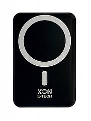 Портативна магнітна бездротова батарея 10000 mAh з підставкою XON PowerBank Magsafe Stand (YC1G2) 15W Black (5060948063159)