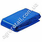 Тент універсальний тарпауліновий 32 кв.м синій 45 щільність 4х8 м Agreen, фото 3