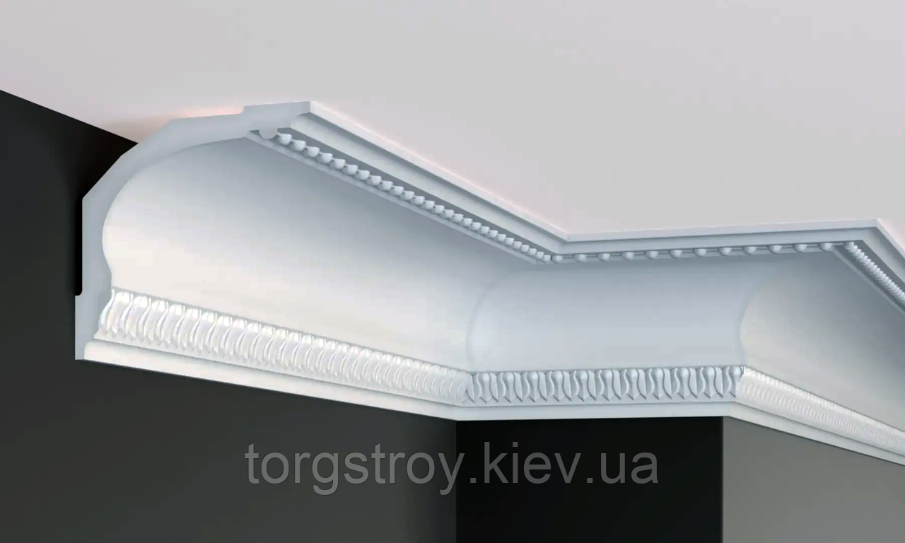 Карниз стельовий C109, довжина 2,00м, Gaudi Decor