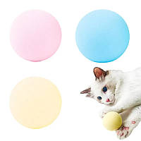 Интерактивный мячик для котов с мятой Мячик игрушка Petgravity со звуком Лягушка