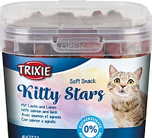 Trixie Kitty Stars - вітамінне ласощі для кішок з лососем та ягням (42733)140 гр