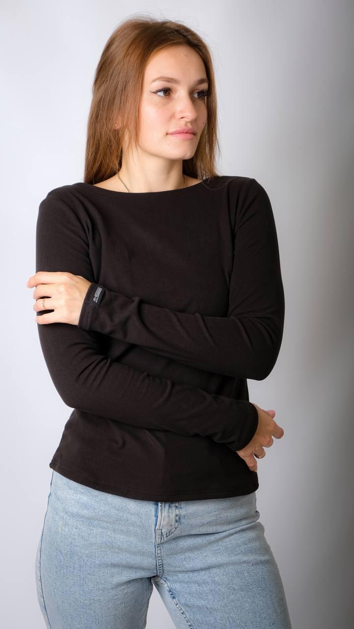 Кофта жіноча трикотажна лонгслів